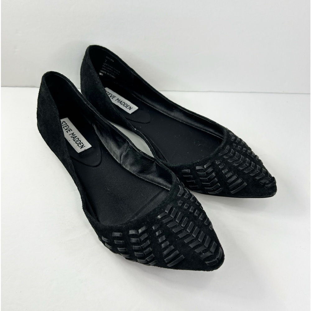 Steve Madden Black Ballet Flats